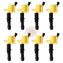 Load image into Gallery viewer, DG511 Set of 8 Yellow Ignition Coils For Ford Lincoln Mercury V8 5.4L 4.6L
