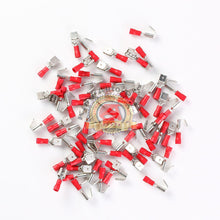 Load image into Gallery viewer, 100 Piggyback Electrical Quick Disconnect Terminals 22-18 ga. Male/Female .250
