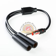 Load image into Gallery viewer, CAR RADIO STEREO ANTENNA SPLITTER Y ADAPTOR 2 FEMALE TO 1 MALE PLUG
