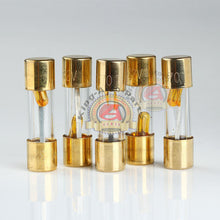 Load image into Gallery viewer, 5 PACK AGU FUSE 30A AMP GOLD PLATED GLASS WITH BLOWN FUSE LED LIGHT INDICATOR

