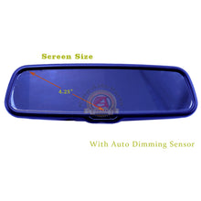 Load image into Gallery viewer, 4.3'' Rear View Mirror with Auto Adjusting Brightness 2 Video Input LCD Camera
