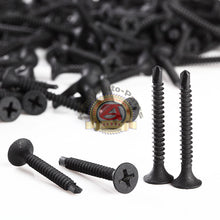 Load image into Gallery viewer, 6x1-1/4 Dry Screw 500pcs Self Drilling Dry wall Screws DWST114 Black
