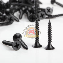 Load image into Gallery viewer, 6 x1” Drywall Coarse Sharp Point Phillips Screw 500 PCS Black Phillips Bugle Hea
