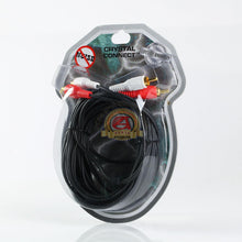 Load image into Gallery viewer, 18ft RCA18 Noise Cancellation 2 Male to Male Audio Coax Video Cable Gold-Plated
