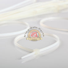 Load image into Gallery viewer, 100 PACK 8 INCH ZIP TIES NYLON WHITE 18 LBS UV WEATHER RESISTANT WIRE CABLE
