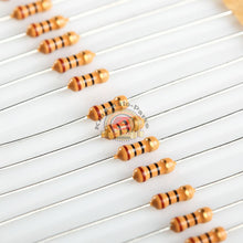 Load image into Gallery viewer, CFR101-4 10 ohm 1/4 watt Carbon Film Resistors 0.25W 5% 100pcs
