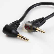 Load image into Gallery viewer, Stereo AUX Cable Male to Male Right Angle Auxiliary Audio Cord 3.5mm 1/8 Adapter
