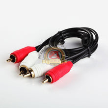 Load image into Gallery viewer, 1.5ft RCA56 Noise Cancellation 2Male to Male Audio Coax Video Cable Gold-Plated
