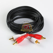 Load image into Gallery viewer, 15ft RCA15 Noise Cancellation 2 Male to Male Audio Coax Video Cable Gold-Plated
