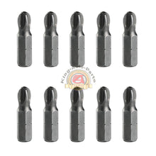 Load image into Gallery viewer, #3 Phillips Insert Bits Screw Tips 1&quot; 10pcs Free Shipping
