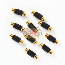 Load image into Gallery viewer, 10pcs AV RCA Audio Video Female to Female Coupler Connector changer Gold Plated
