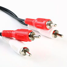 Load image into Gallery viewer, 16FT RCA Audio Cable 2 RCA Male to 2 RCA Male M/M Stereo Audio Patch Cord Cable
