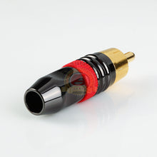 Load image into Gallery viewer, 10x High Quality Male RCA Plug Gold Plated Audio Video Adapter Connector
