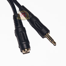 Load image into Gallery viewer, 6ft 1/8&quot; 3.5mm Stereo Audio Headphone Cable Extension Cord M to F MP3 Aux
