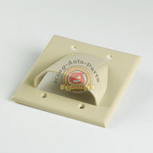 Load image into Gallery viewer, 2 pcs Double Gang Bulk Cable Wall Plate Ivory Free Shipping
