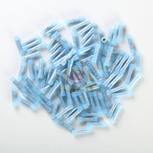Load image into Gallery viewer, 100 pcs Blue NYLON Wire Butt Connector Crimping Terminals 16-14 Gauge
