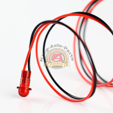 Load image into Gallery viewer, Steady 3V Flashing red led in plastic housing Mounting Hole Size 9/32”
