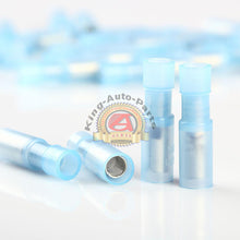 Load image into Gallery viewer, 16/14 Ga .157 Blue Colored Nylon Female Bullet Connector 100PACK
