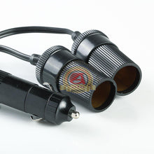 Load image into Gallery viewer, 1 pcs Car Charger Plug Male to 2 Female 2 Channel Cigarette Adapter Connector
