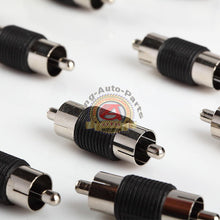 Load image into Gallery viewer, 10pcs Straight AV RCA Audio Video Male to Male Coupler Adapter Connector changer
