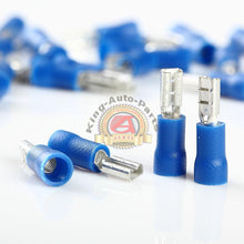 Load image into Gallery viewer, 16-14 AWG QUICK DISCONNECT VINYL FEMALE .110 SPADE CONNECTOR .110&quot; 100 pcs
