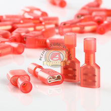 Load image into Gallery viewer, FEMALE FULLY INSULATED QUICK DISCONNECT TERMINAL NYLON .25&quot; RED 22-16awg 100PK
