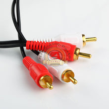 Load image into Gallery viewer, 20ft RCA20 Noise Cancellation 2 Male to Male Audio Coax Video Cable Gold-Plated
