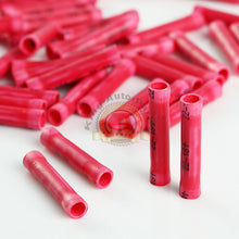 Load image into Gallery viewer, 3MRVBC 3M Red 22/18 Gauge Vinyl Butt Connectors (100 Pack)
