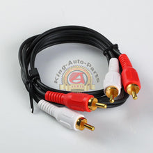 Load image into Gallery viewer, 3ft RCA3 Noise Cancellation 2 Male to Male Audio Coax Video Cable Gold-Plated
