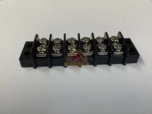 Load image into Gallery viewer, 6 POSITION HD 20A WIRE CONNECOR SCREW BARRIER GOLD TERMINAL STRIP BLOCKS
