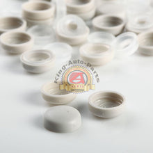 Load image into Gallery viewer, 100pcs  Gray &quot;Smooth&quot; License Plate Frame  camouflage Screw Caps  Bolt Covers
