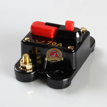 Load image into Gallery viewer, 12v Car Auto Boat Audio Fuse High Power 70 Amp Manual Reset Circuit Breaker
