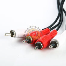 Load image into Gallery viewer, 10FT RCA Audio Cable 2 RCA Male to 2 RCA Male M/M Stereo Audio Patch Cord Cable
