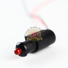 Load image into Gallery viewer, Steady 3 volt red led with housing-self stick  mounting size hole 3/8”
