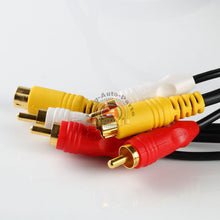 Load image into Gallery viewer, 6FT 6 Feet S-Video Mini Din 4 Pin with RCA Audio Red / White Cable Cord Adapter
