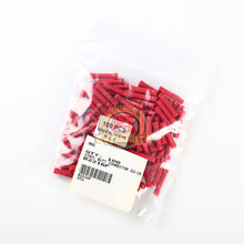 Load image into Gallery viewer, Wire Butt Connectors Red Vinyl 22-18 Gauge AWG Ga Car Radio Terminals New 100pcs
