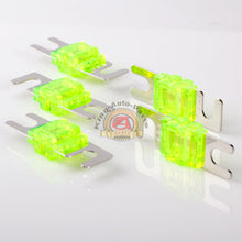 Load image into Gallery viewer, 5 PACK 100 AMP MINI ANL FUSE FUSES NICKEL PLATED AFS 100
