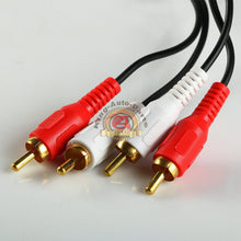 Load image into Gallery viewer, 12FT Noise Cancellation RCA Dual RCA Cable 2 Male to Male Stereo Audio Cable
