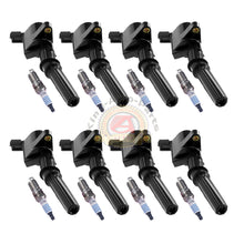 Load image into Gallery viewer, Ignition Coils DG508 &amp; Motorcraft Spark Plugs SP493 Ford Lincoln Mercury 8pcs
