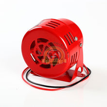 Load image into Gallery viewer, 12V Electric Car Truck Motorcycle Driven Air Raid Siren Horn Alarm Loud 50s Red
