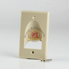 Load image into Gallery viewer, 2 pcs Single Gang Bulk Cable Wall Plate Ivory SLOT INSIDE WALL Free Shipping

