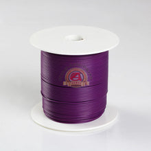 Load image into Gallery viewer, 500FT HIGH PERFORMANCE PRIMARY WIRE 22 GAUGE AWG PURPLE MADE IN USA WITH SPOOL
