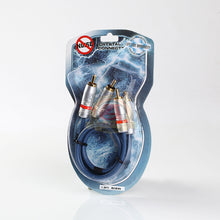 Load image into Gallery viewer, 1.5FT METAL BODY GOLD PLATED Dual RCA Male to Male Audio Cable No Noise
