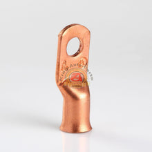 Load image into Gallery viewer, Crimp Copper LUG Non-Insulated 4G Wire Gauge 1/4&quot; Ring Terminals 10 pcs
