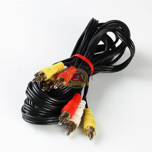 Load image into Gallery viewer, 6 Feet 3-Male to 3-Male RCA Audio Cable
