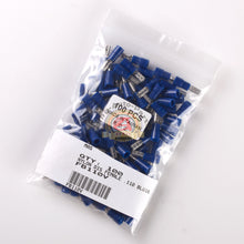 Load image into Gallery viewer, 16-14 Gauge Female .110 (1/8) Nylon Quick Disconnect Crimp Terminal Pack of 100

