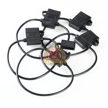 Load image into Gallery viewer, 5 Pack ATC 12 Gauge Blade Fuse Holder Inline Power 12V Black

