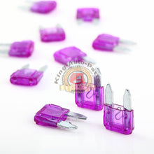 Load image into Gallery viewer, Lot of 30 - Violet 3A Amp 32V Volt ATM / APM / Mini Assorted Car Blade ATC Fuses
