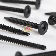 Load image into Gallery viewer, Phillips Truss Head Black Sheet Metal Self Tapping Screw #8 x 1 5/8&#39;&#39; Qty 500

