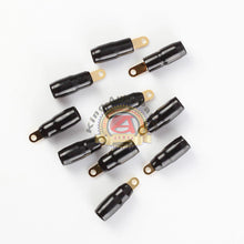 Load image into Gallery viewer, Car Audio Power/Ground Wire Ring Terminal Gold 4 AWG Gauge #10 Connectors 10Pcs
